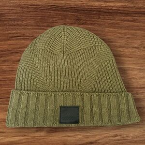 Adidas olive knit cap